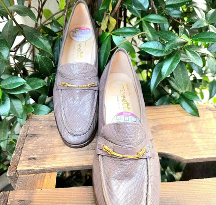 Vintage Deadstock Brand New 80's Ferretti Brogue Shoes - Yatva