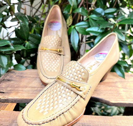 Vintage Deadstock Brand New 80's Ferretti Brogue Shoes - Yatva