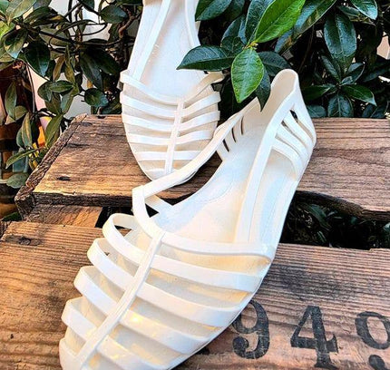 Vintage Deadstock Brand New 80's Medusa Style Rubber Shoes - Yatva