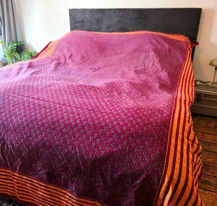 Vintage Deadstock Brand New Indian Kutchi Blanket / Bedspread - Yatva