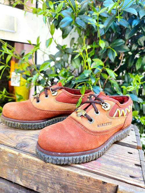Vintage Deadstock Brand New Marzetti Italian Leather Shoes - Size 36