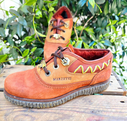 Vintage Deadstock Brand New Marzetti Italian Leather Shoes - Size 36 - Yatva
