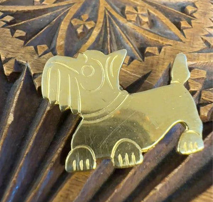 Vintage Dog Brooch - Yatva