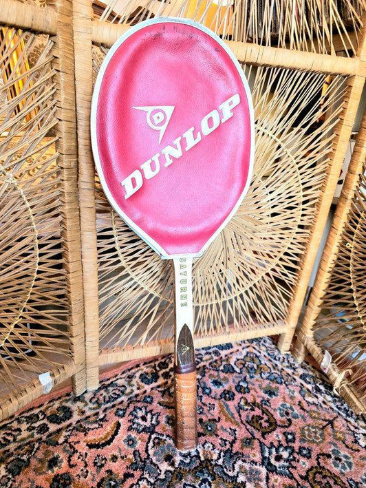 Vintage Dunlop Saturne Wooden Tennis Racket - Yatva