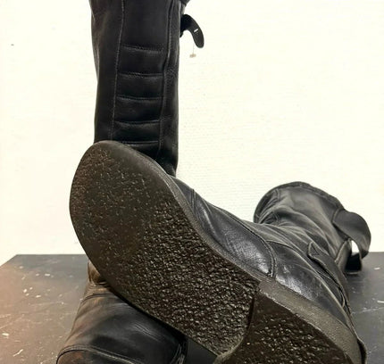 Vintage Dutch Riding Leather Boots - Yatva