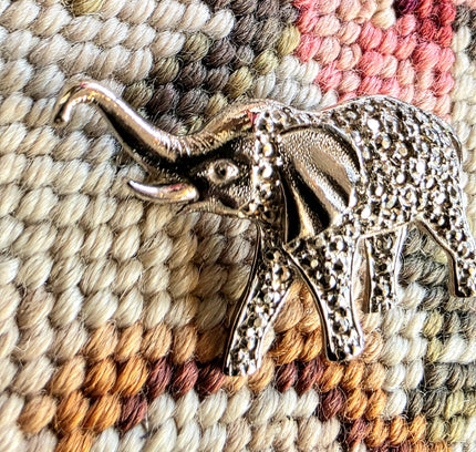 Vintage Elephant Brooch - Yatva