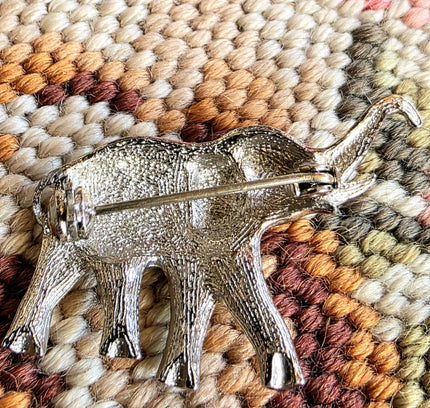 Vintage Elephant Brooch - Yatva