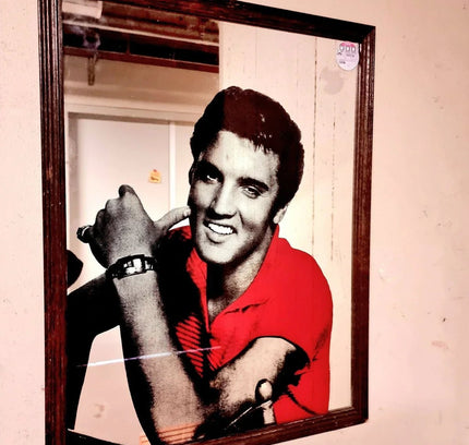 Vintage Elvis Mirror Picture - Yatva