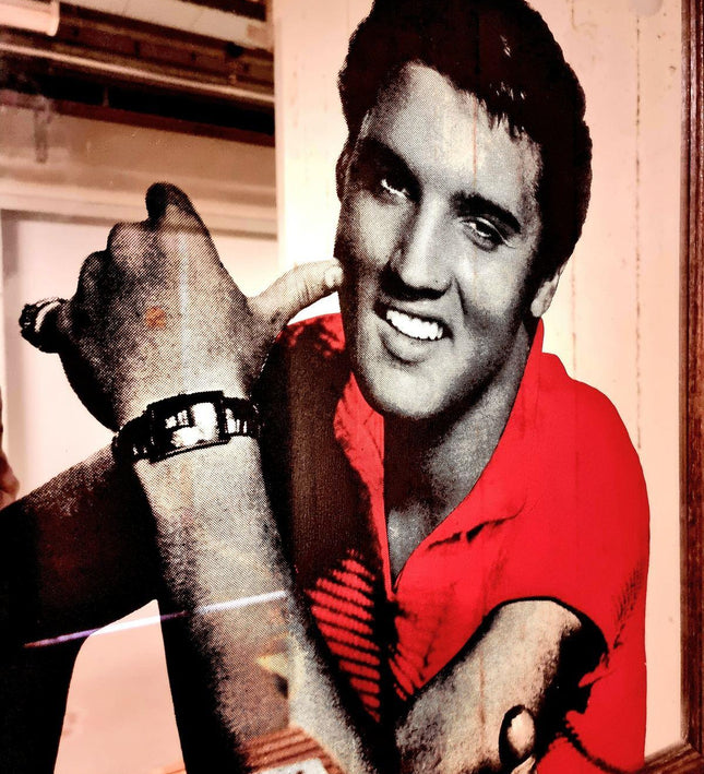 Vintage Elvis Mirror Picture - Yatva