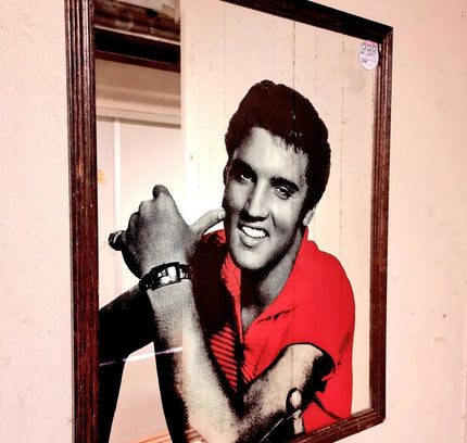 Vintage Elvis Mirror Picture - Yatva
