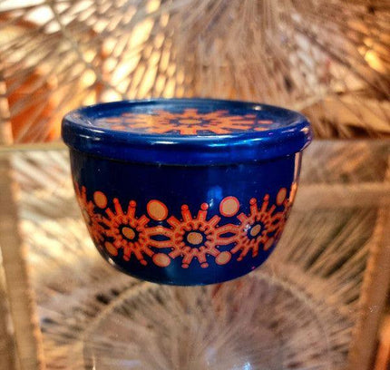 Vintage Enamel Bin - Yatva