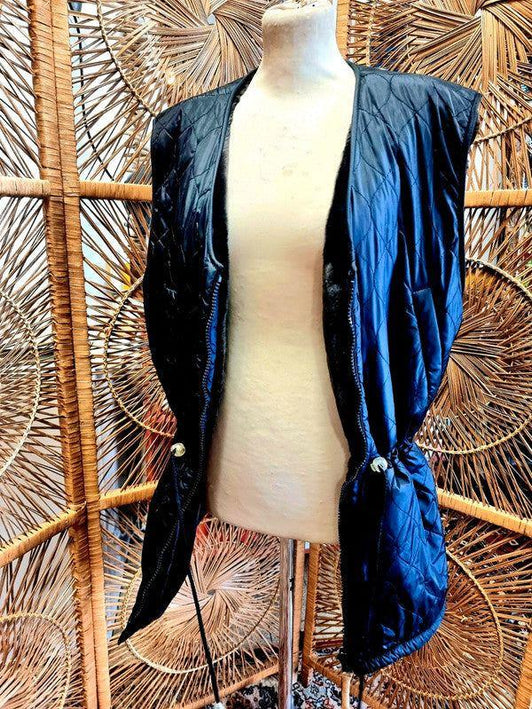 Vintage Faux Fur Reversable Gillet Bodywarmer - Yatva