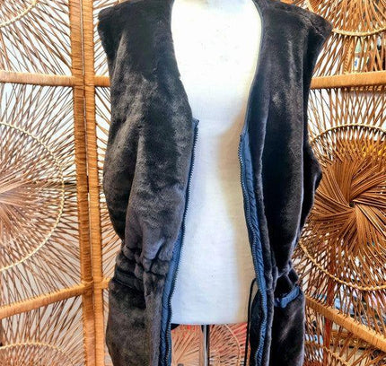 Vintage Faux Fur Reversable Gillet Bodywarmer - Yatva