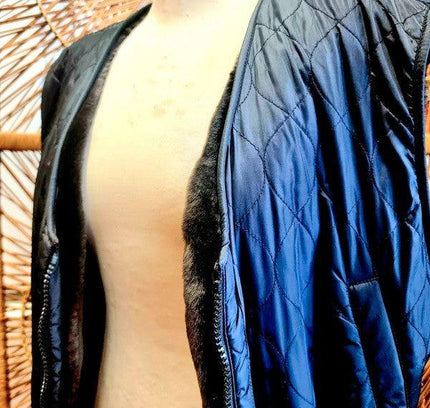 Vintage Faux Fur Reversable Gillet Bodywarmer - Yatva