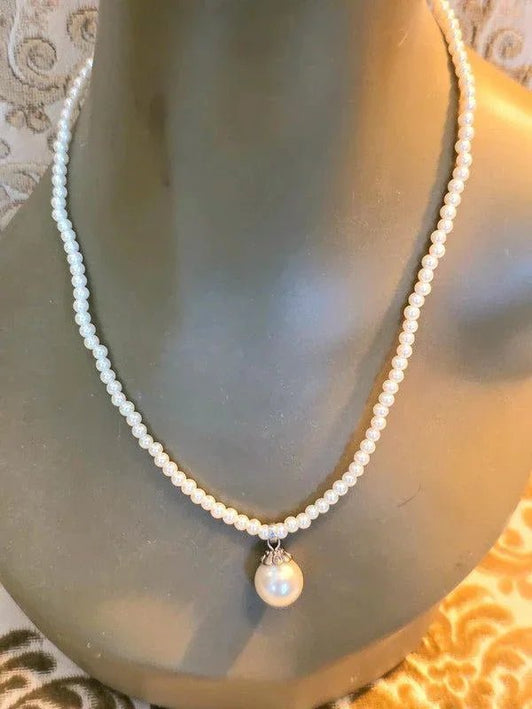 Vintage Faux Pearl Necklace - Yatva