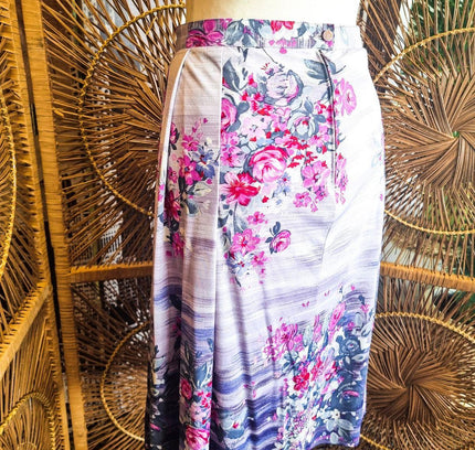 Vintage Floral Skirt - Yatva
