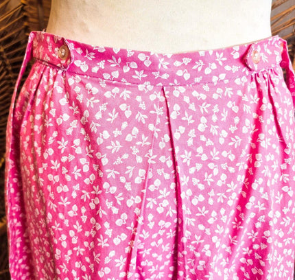 Vintage Floral Skirt - Yatva