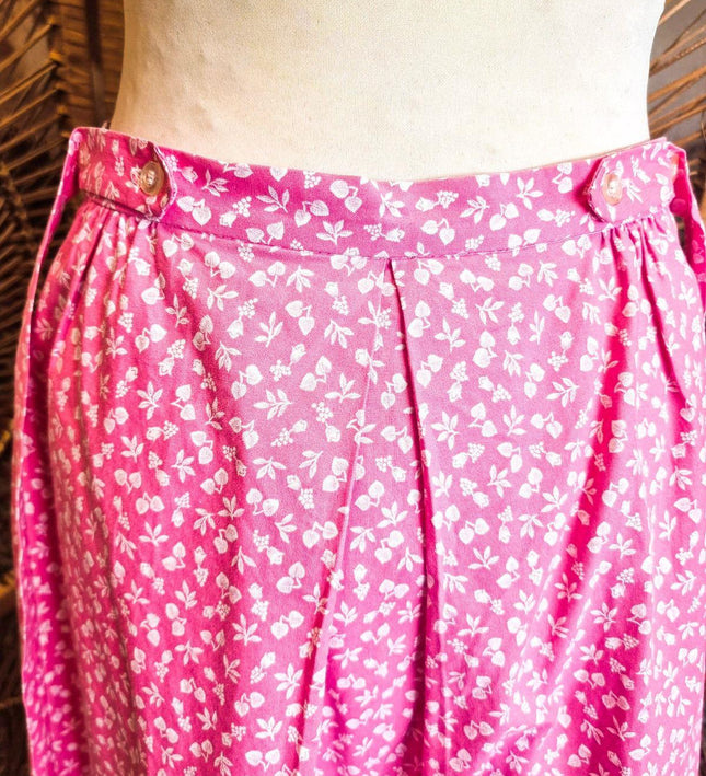 Vintage Floral Skirt - Yatva