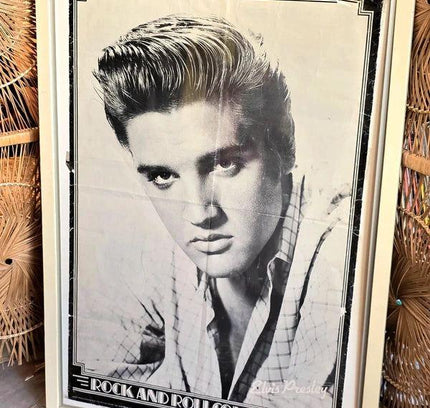 Vintage Framed Elvis Poster - Yatva