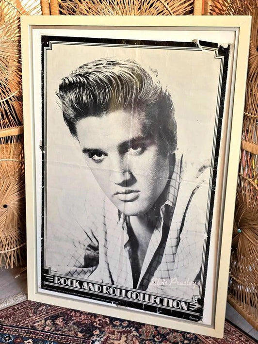 Vintage Framed Elvis Poster - Yatva
