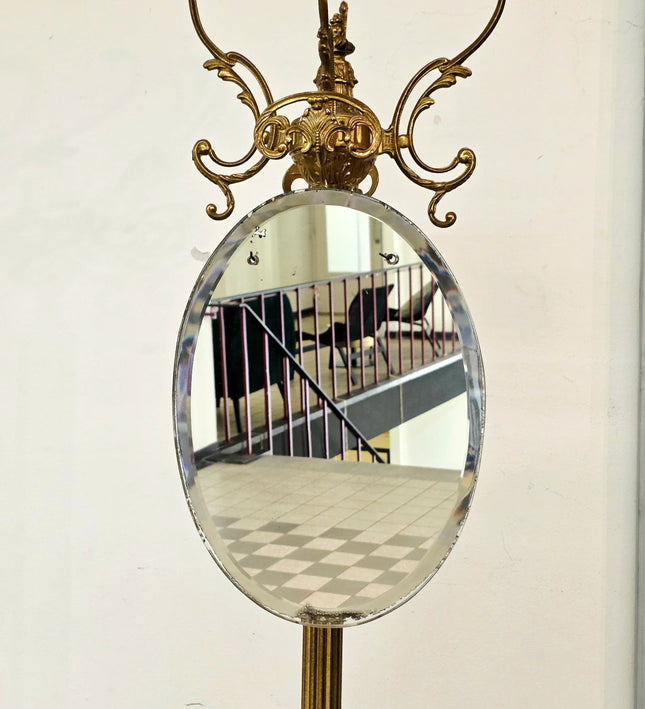 Vintage Frameless Oval Mirror - Yatva