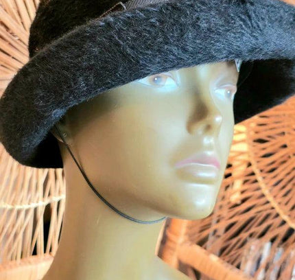 Vintage Fur Felt Bowler Hat - Yatva