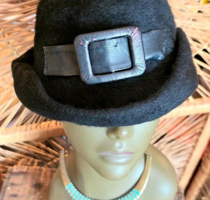 Vintage Fur Felt Bowlers Hat - Yatva