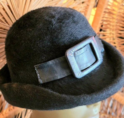 Vintage Fur Felt Bowlers Hat - Yatva
