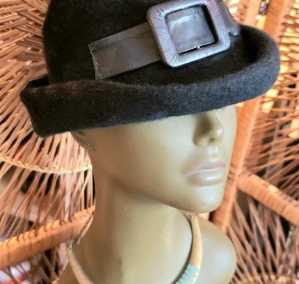 Vintage Fur Felt Bowlers Hat - Yatva