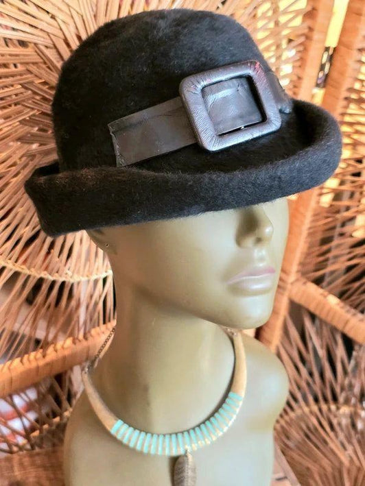 Vintage Fur Felt Bowlers Hat - Yatva