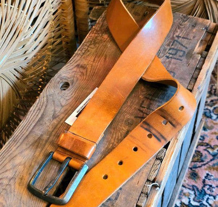 Vintage Gabbiano Denim Leather belt - Yatva