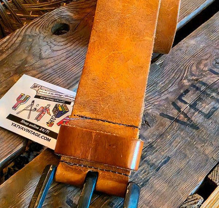 Vintage Gabbiano Denim Leather belt - Yatva