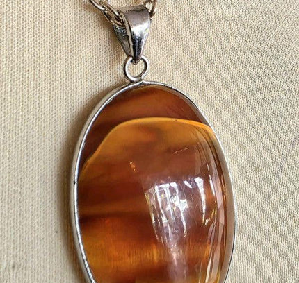 Vintage Gemstone Pendant Necklace - Yatva