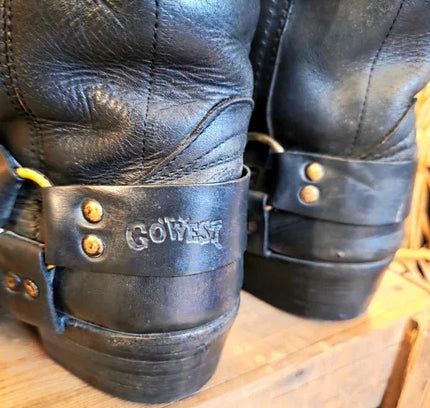Vintage Go West Western Boots - Yatva