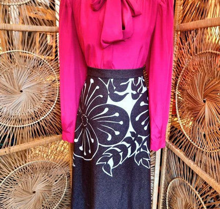 Vintage Golden Finn Maxi Skirt - Yatva