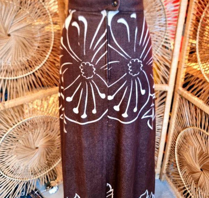 Vintage Golden Finn Maxi Skirt - Yatva