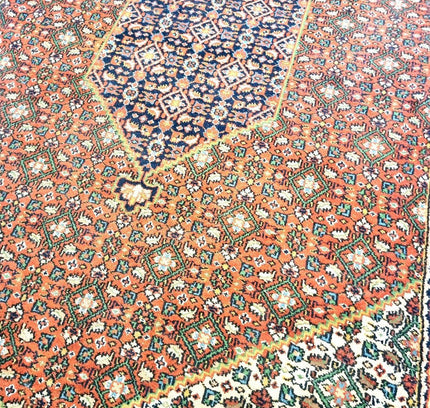 Vintage Hand - Knotted Persian Carpet - Yatva