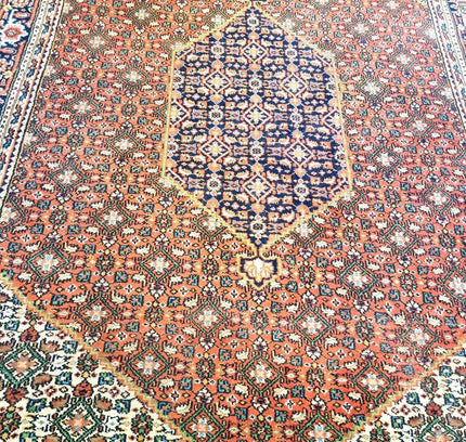 Vintage Hand - Knotted Persian Carpet - Yatva
