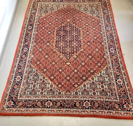 Vintage Hand - Knotted Persian Carpet - Yatva