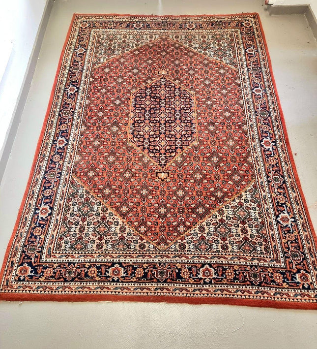 Vintage Hand - Knotted Persian Carpet - Yatva