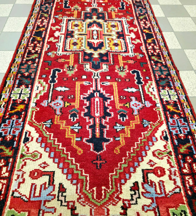 Vintage Hand - Knotted Tribal Oriental Rug - Yatva