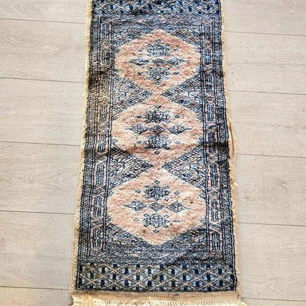 Vintage Hand - Knotted Turkish Oushak Accent Rug - Yatva