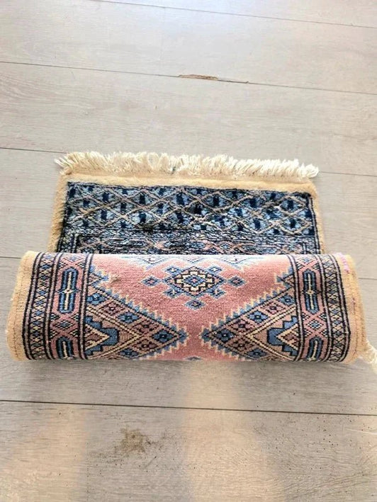 Vintage Hand - Knotted Turkish Oushak Accent Rug - Yatva