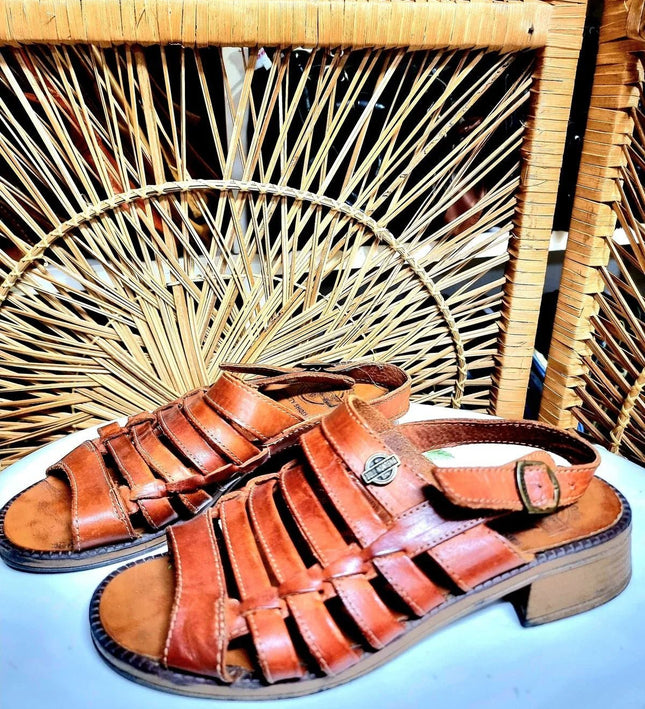 Vintage Hand Made Bull Montana Shoes - Yatva