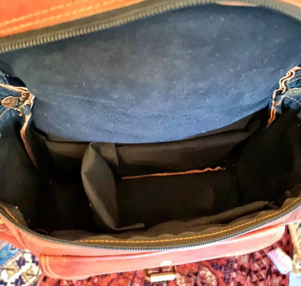 Vintage Hand - Made Leather Shoulder Bag - Yatva