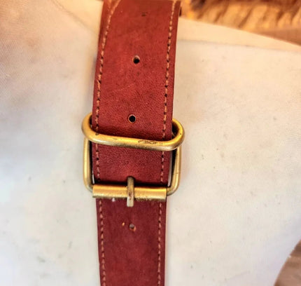 Vintage Hand - Made Leather Shoulder Bag - Yatva