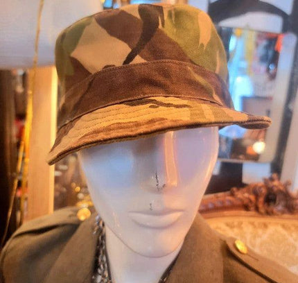 Vintage Hassing - Amersfoort, KL Dutch Army Camo, Cap Field Hat - Yatva