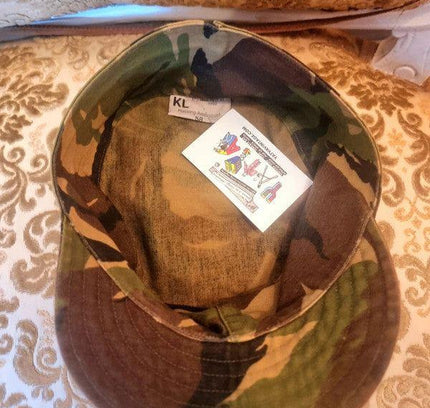 Vintage Hassing - Amersfoort, KL Dutch Army Camo, Cap Field Hat - Yatva