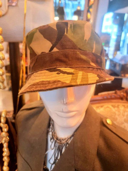 Vintage Hassing - Amersfoort, KL Dutch Army Camo, Cap Field Hat - Yatva