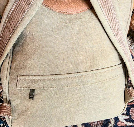 Vintage John's Wood Backpack - Yatva